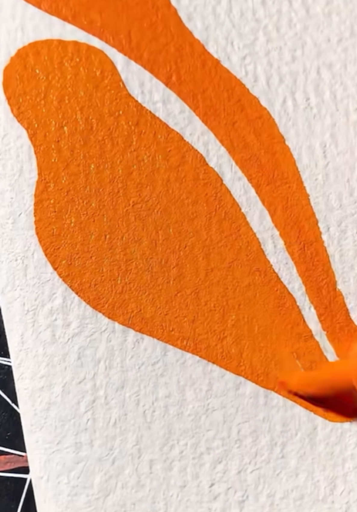 🧡🖤 #satisfyingsounds #painting #markers #colouring #coloringtutorial #relaxingcoloring 