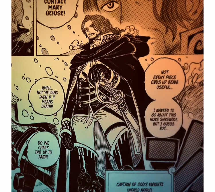 I’m predicting him and shanks will fight, this chapter was so good  #onepiece #figarlandshamrock #onepiece1137 