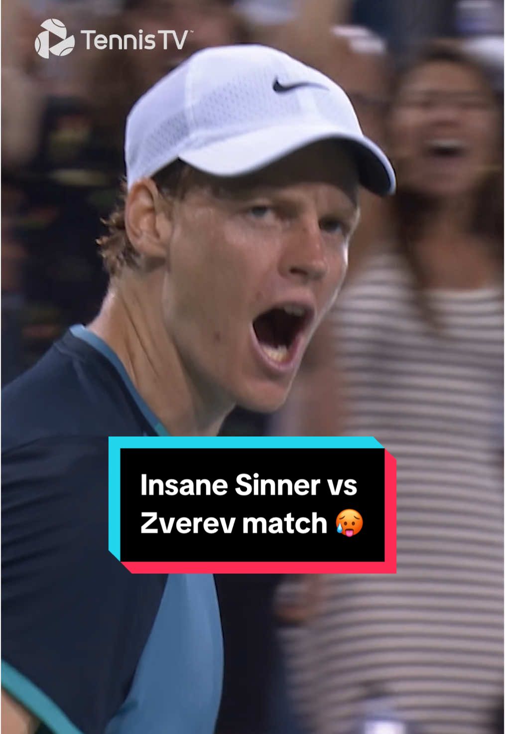 Different level 🥶 #tennis #tennistv #atptour #sinner #zverev 