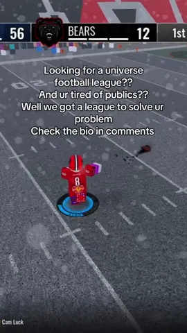 New universe football league🏈#fyp #foryou #foryoupage #roblox #nfl #football #universefootball #league 
