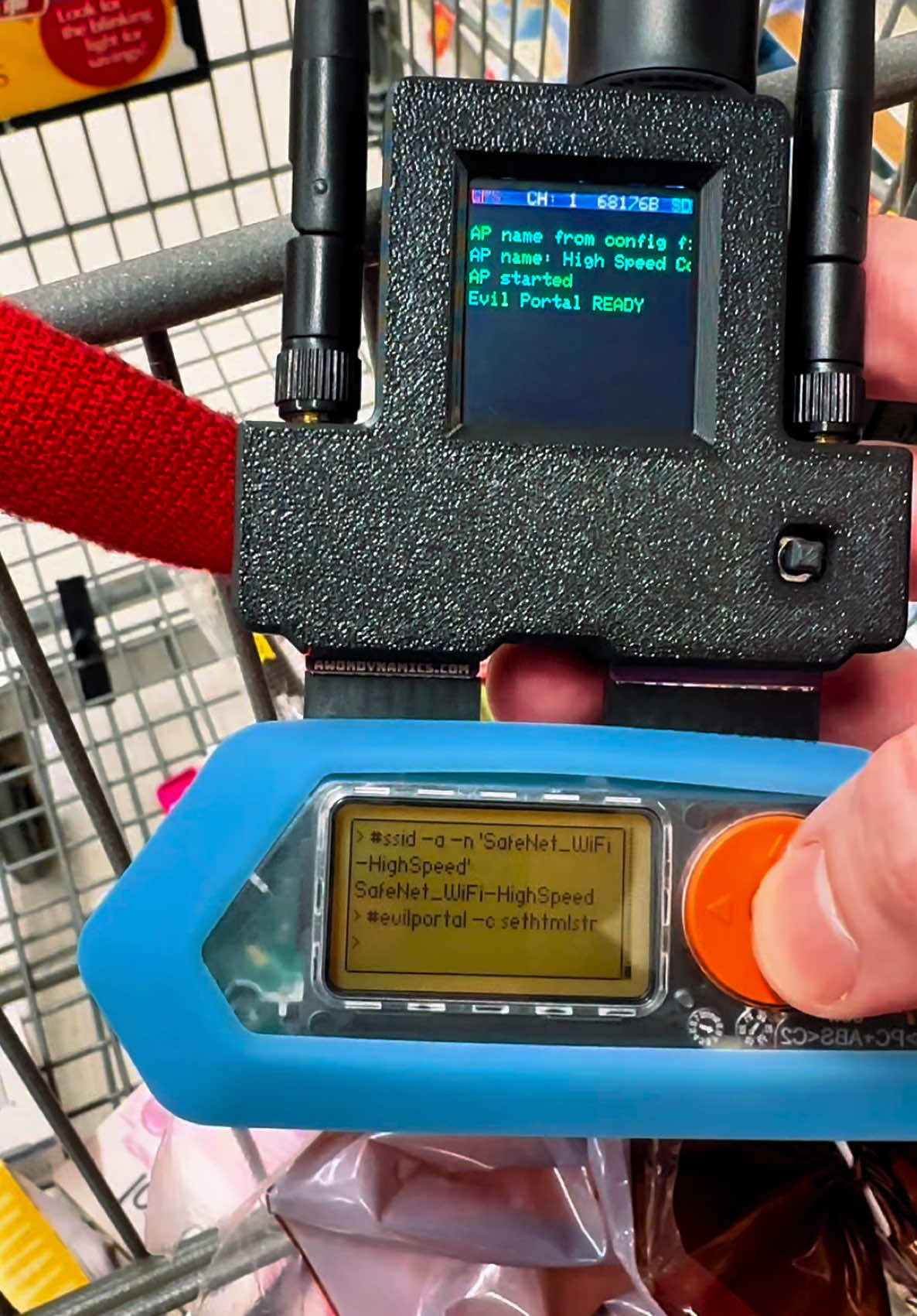 Flipper Zero Public WiFi Fun 🛜⚠️📡 Watch the wireless capabilities of my Flipper Zero paired with a dual ESP32 Marauder board to showcase how powerful Evil Portal is. By running two instances of Evil Portal, one on the Flipper Zero and the other on the Marauder board, ultimately creating two rogue Access Points. This is a real-world example of how attackers can exploit public WiFi environments to steal credentials like WiFi passwords or worse. Watch to see how easily these setups can fool people and why staying cautious with public networks is essential! ⚡ Explore the risks of unsecured WiFi in action! 🔒 Stay aware, stay safe, and understand the importance of secure connections! 📡 This video is a must-watch for anyone curious about the hidden threats of Evil Portal attacks! #flipperzero #flipperzerotutorials #flipperzerogang💯 #Tech #wifi #geek #techtok #newtech 