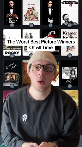 The worst best picture winners of all time (by general consensus) #fyp #foryou #movies  