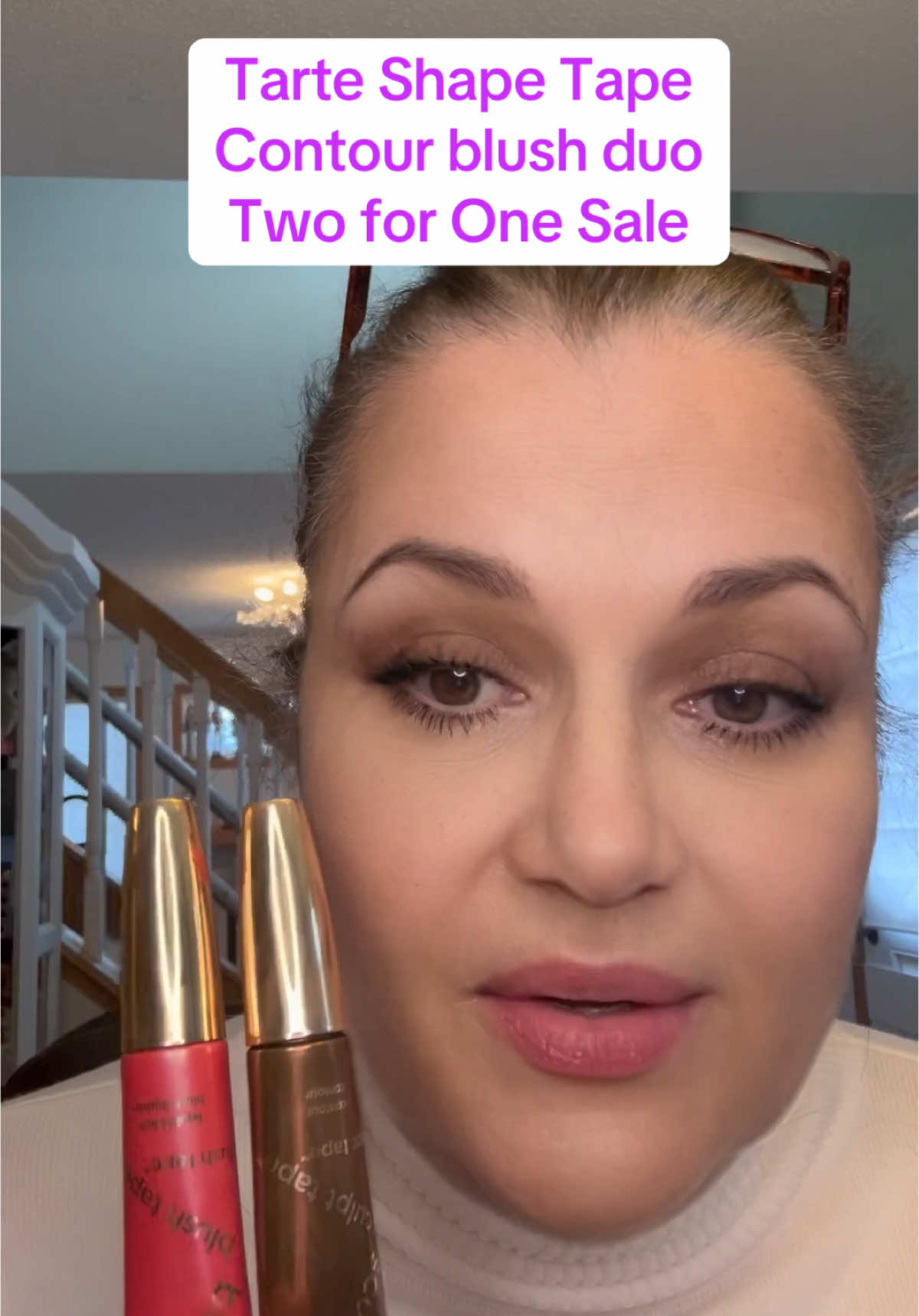 Contour and blush on sale for the price of one. #shapetape #shapetapeduo #tarte #tartecosmetics 