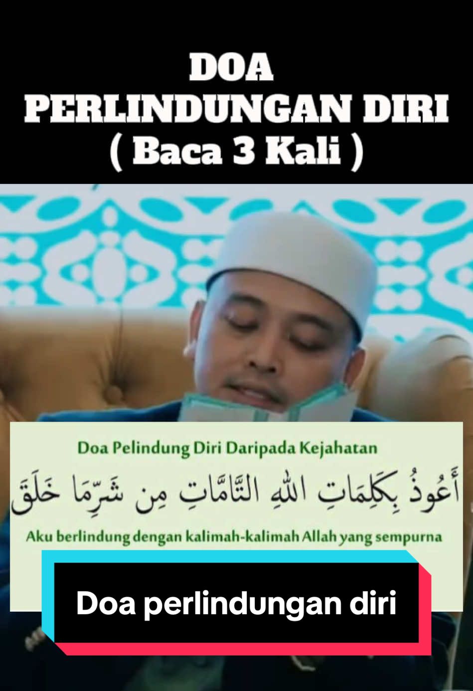 Baca 3 kali Doa perlindungan diri bila singgah dekat mana mana tempat. #ustazwadiannuar #doa #doaperlindungan #dakwah #ceramah #islamic_video 