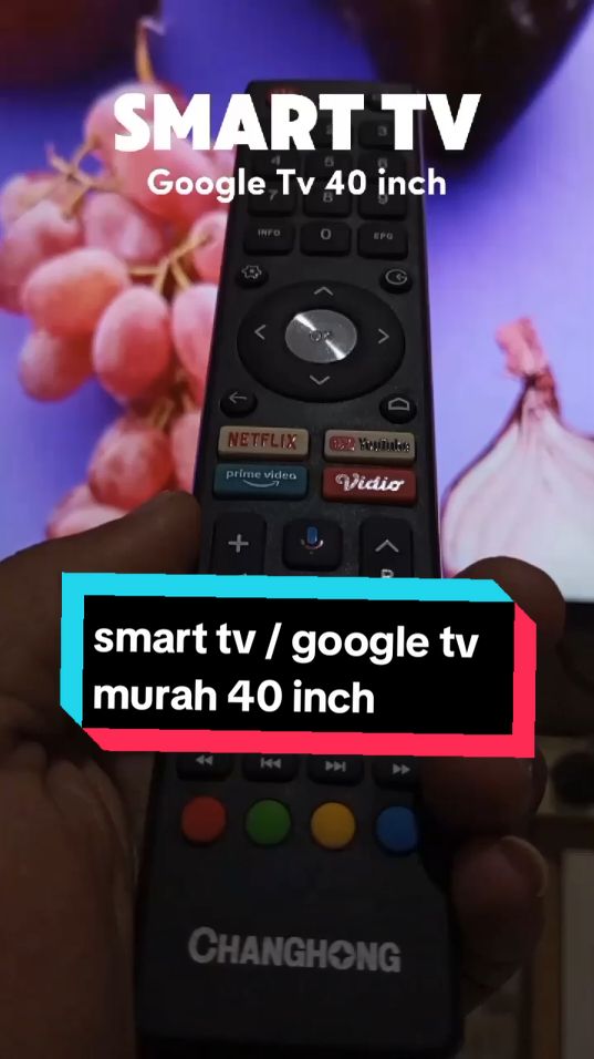 smart tv google tv 40 inch murah tapi tidak murahan  #tv #smarttv #googletv #changhong #changhongindonesia 