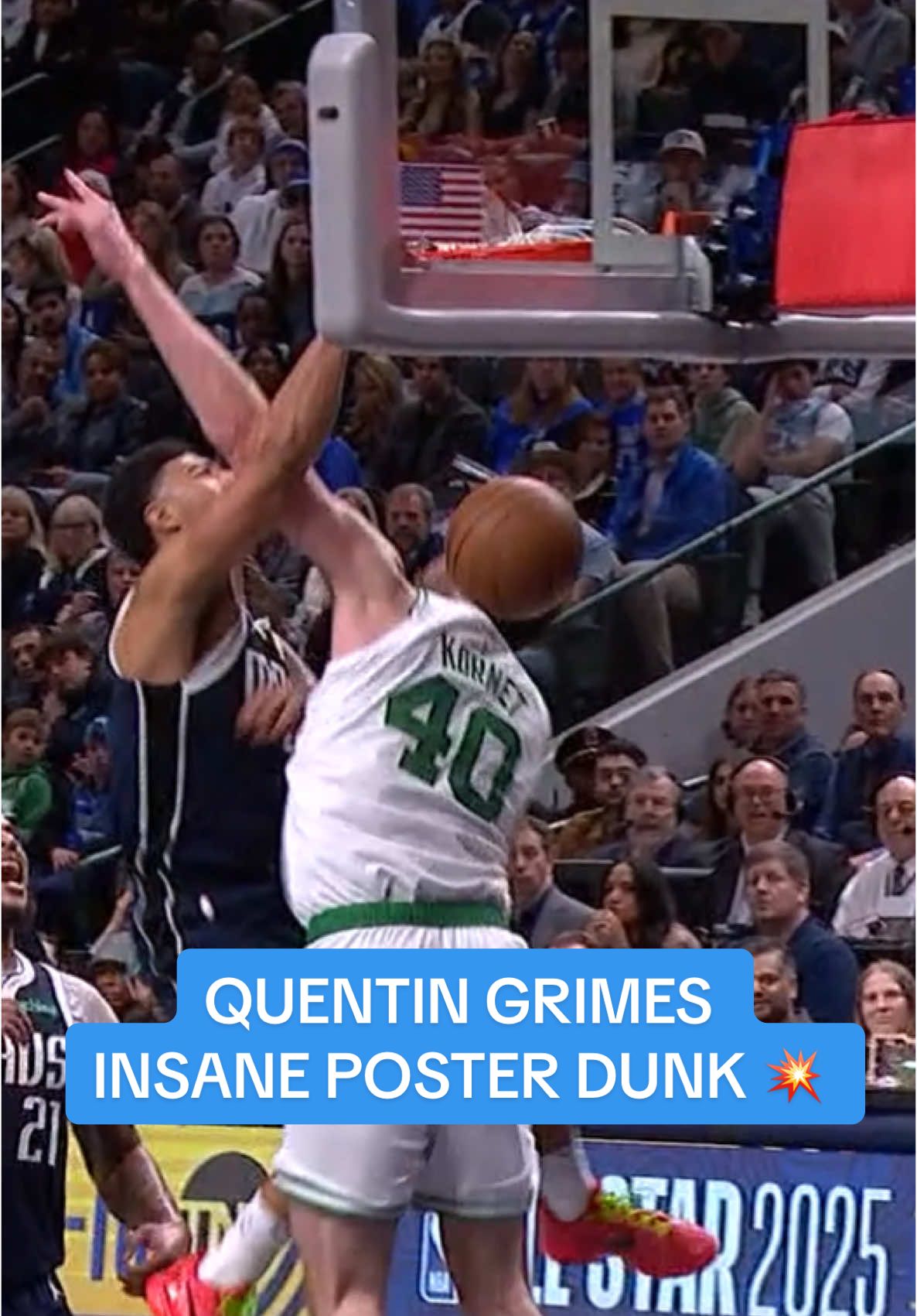 OH. MY. GRIMES. 😱 #dunk #NBA #basketball 