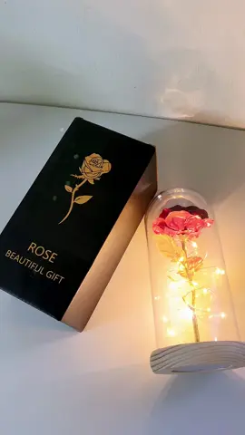 — one of the most perfect gifts this valentines day 🥀 #ledlightrose #ledlightroseartificialglassdome #artificialflowers #giftforher #giftideas #eternalroses #foryou 