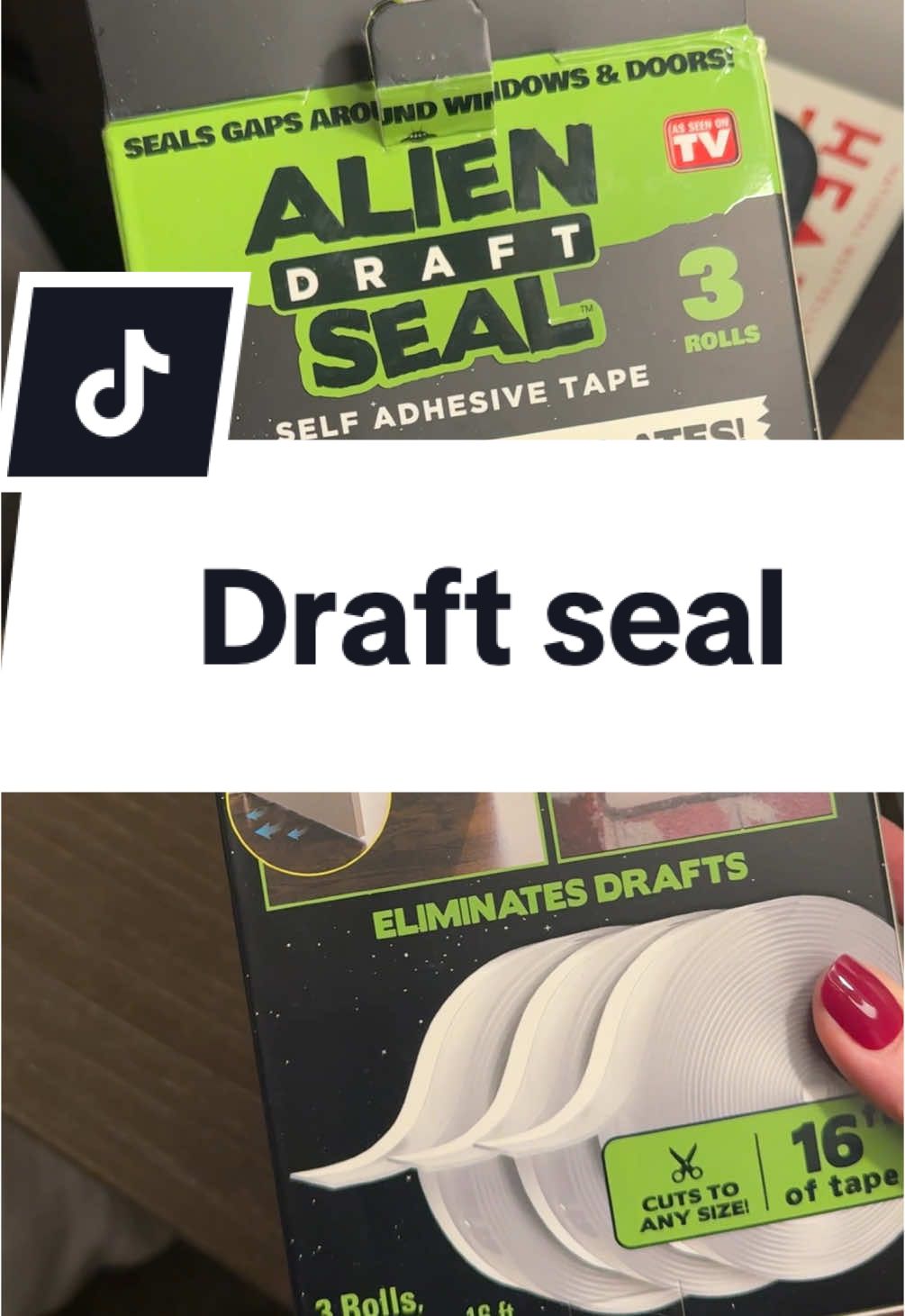 I’m so thankful that I found this draft sealed tape. Because the size of this draft was embarrassing. Now thankfully, it’s not gonna be coming in as much #DraftSeal #AlienDraftSeal #DoorGap #WindowGap #Draft #doordraft #doorseal #windowseal 