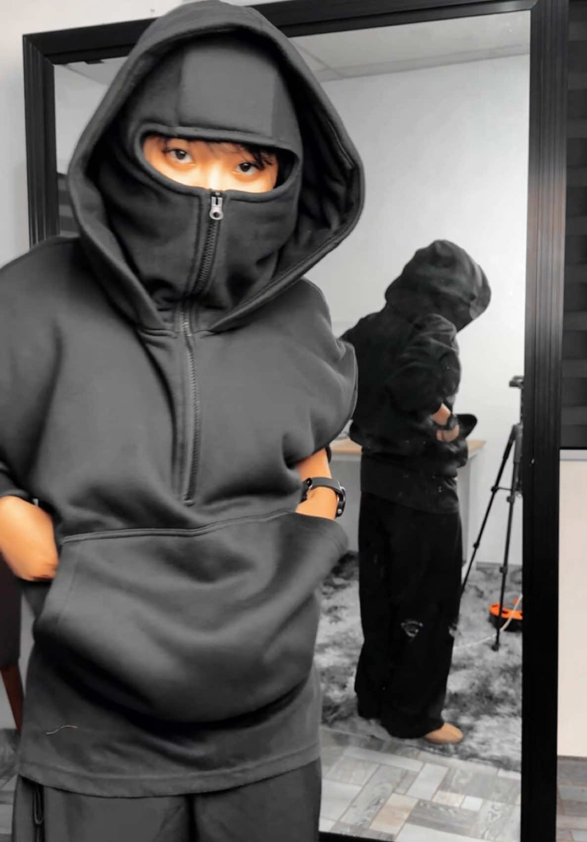 Balaclava Hoodies Made in 400gsm Polar fleece fabric. #balaclava #streetwear #hoodies #oversizedhoodie 