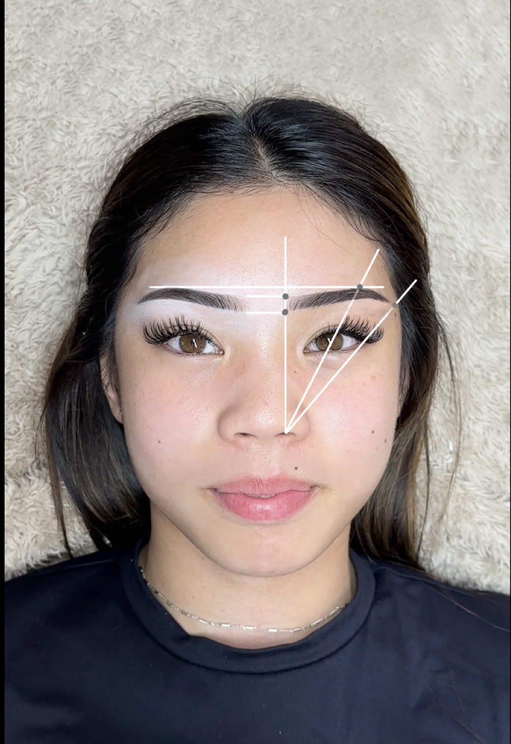 the mind of a brow tech 🧠💭 #browtutorial #thinbrows #straightbrows 