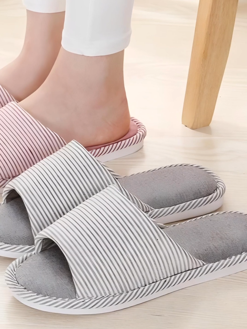 [BISA COD] Sandal Kamar Rumah Anti Slip Sandal Garis Comfy Modis Empuk Sandal Rumah Sendal Selop #sandal #sandalrumah #sandalantislip #fashion #fyp #foryou 