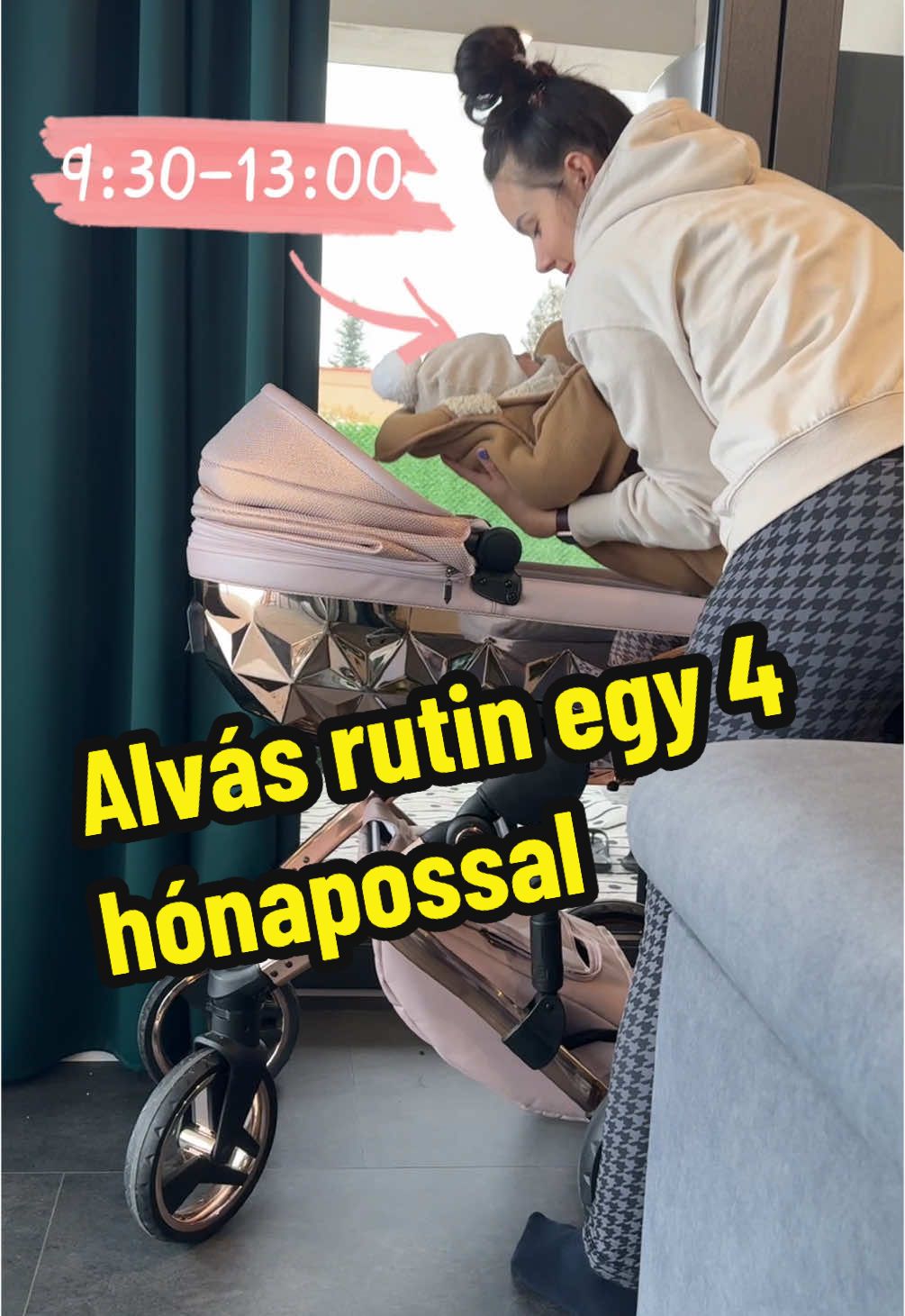 4 hónapos bébi alvás rutinja