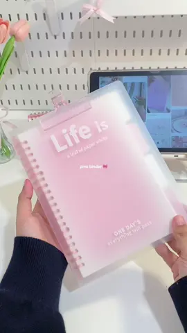 🎀💗✨#binder #pinkbinder #binderaesthetic #bindernotebook 