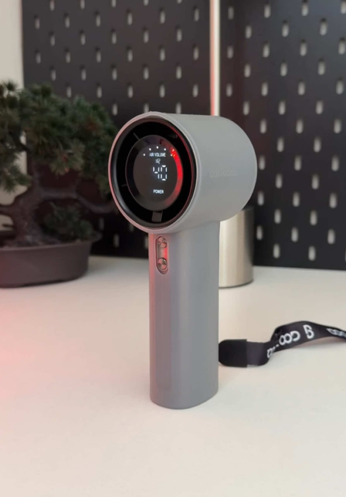 Tungsten Gold + Black Silicone Cover ❤️‍🔥 #goojodoq #giftideas #turbofan #minifan #portablefan #accessories #giftideasforher #black 