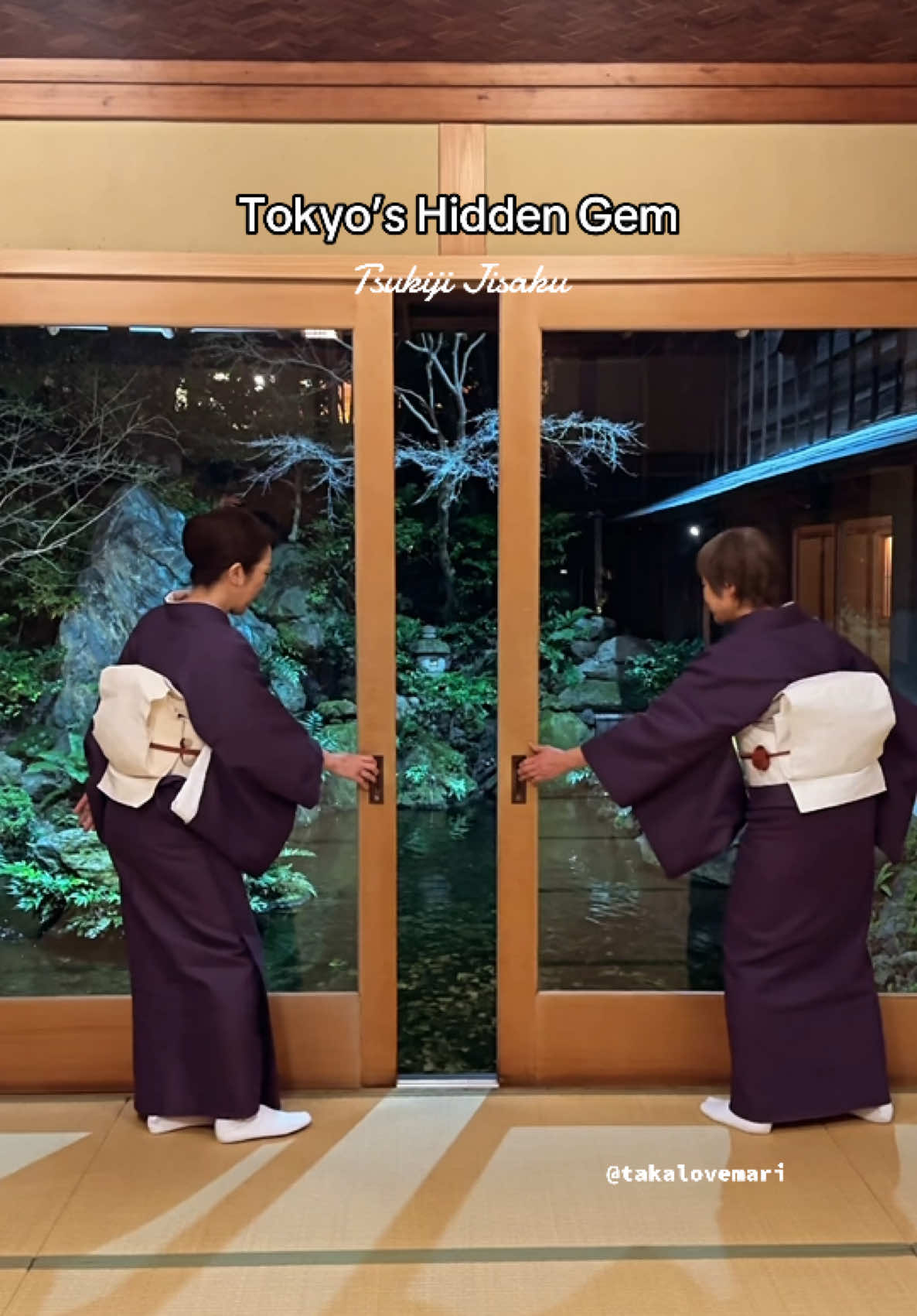 Tokyo’s Hidden Gem restaurant 🥹🇯🇵 🥢Tsukiji Jisaku is a well-established traditional Japanese restaurant, opened in 1931. The restaurant has a serene Japanese garden with koi shimmering in its pond.  📍Tsukiji Jisaku, Tokyo🇯🇵 🗺️ 14-19 Akashicho, Chuo City, Tokyo 104-0044 🚊Tsukiji Station  🍤We enjoyed a full-course meal of traditional Japanese kaiseki cuisine. The course offers a variety of carefully selected seasonal ingredients, seasonal kaiseki dishes, and freshly fried tempura. The skilled chef prepared our tempura right in front of us in our beautiful private room🥹 Everything was so good and delicious! #tokyo #japantrip #japaneserestaurant 