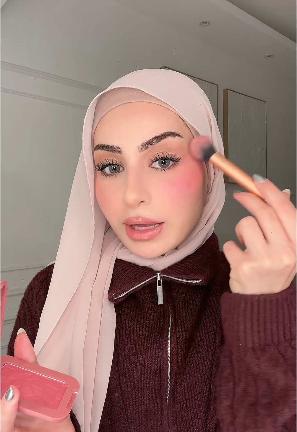 تحبو البلشر ولا الكونتور؟ 🤭 @NYX Cosmetics Arabia  #NYX #buttermeltblushes #buttablush