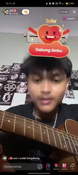 mentahan mas najib nyanyi di live🤏🏻 @Jiib🅱️ ijin masss #live #najib #masnajibgwsm #masnajib #🤍🤍🤍 