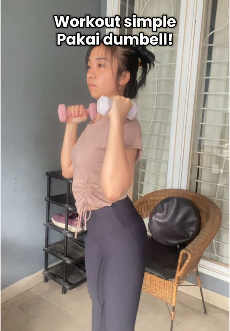 #dumbell #barbel #dumbellworkout #olahraga #olahragatiktok #olahragadirumah #olahragatiaphari 
