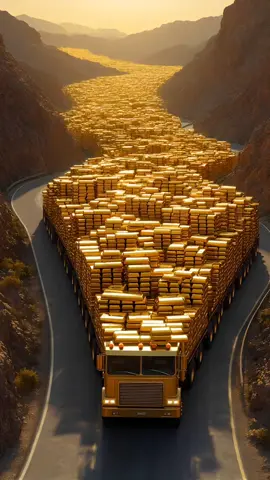 Xe container vàng mai mắn #amthanhmayman #amthanhthuhuttienbac #trúngvésốđộcđắc #maiman #thantaiden #tailocthinhvuong #tiền #giauco #rich #wealth #abundance #2025 