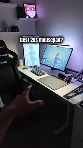 Attack Shark CM03 best 20$ mousepad with effortless glide#attackshark #mousepad #GamingSetup #desksetup #fyp #foryou #fypage #foryoupage 
