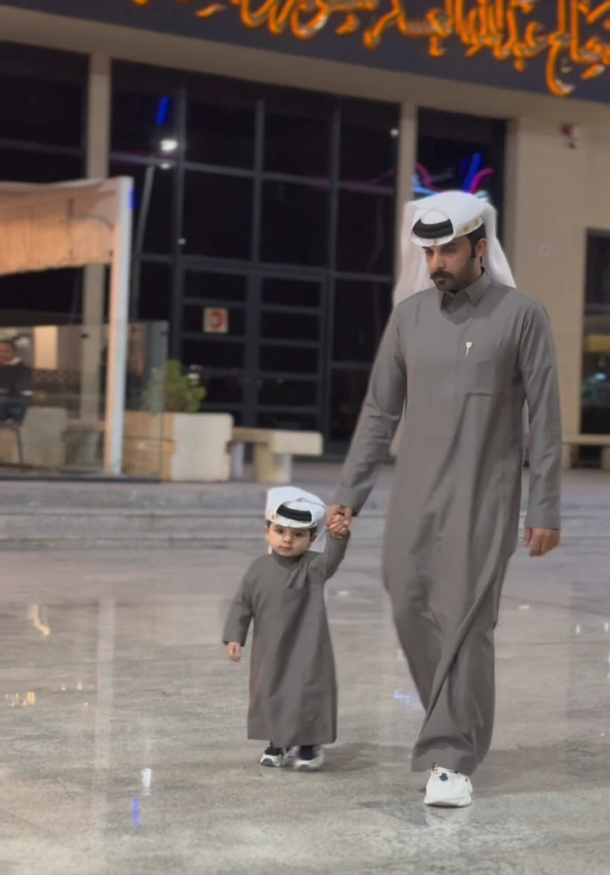 #الصامل_القحطاني ماشاء الله حبيب ابوه هادي🤍🥺