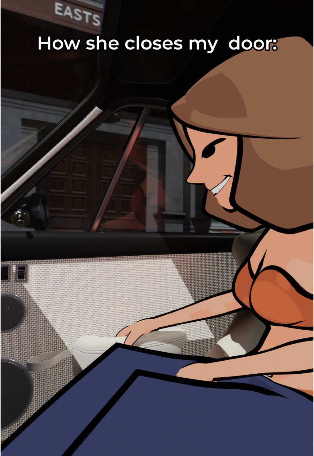 Then she kindly proceeds to say “Oopsie☺️”#animation#2danimation#funny#reels#comedy#girl