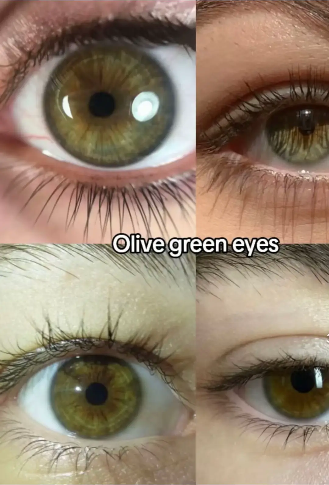 Olive green #eyes 💚