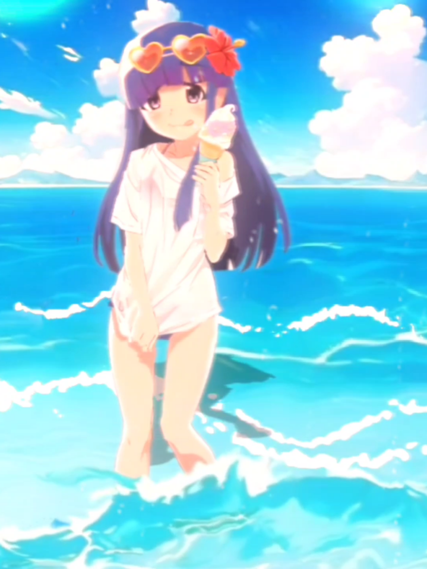 Final result of animation Rika Furude edit 🐬🌹💦#beachvibes #hardwork #rikafurude #edit #mangaanimation #animation #higurashi #fpyシ #nostalgia #2000s #whentheycry 