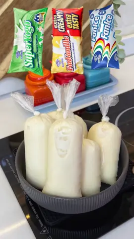 Who else remembers this Superyogo and Fan Ice Yogo ice cream we all enjoyed growing up?  Share this with a friend, let's go back memory lane 😄 Ingredients used: Yogurt (If you're using a thick yogurt, skip the Greek Yogurt) Greek Yogurt Condensed milk Evaporated milk Vanilla extract
