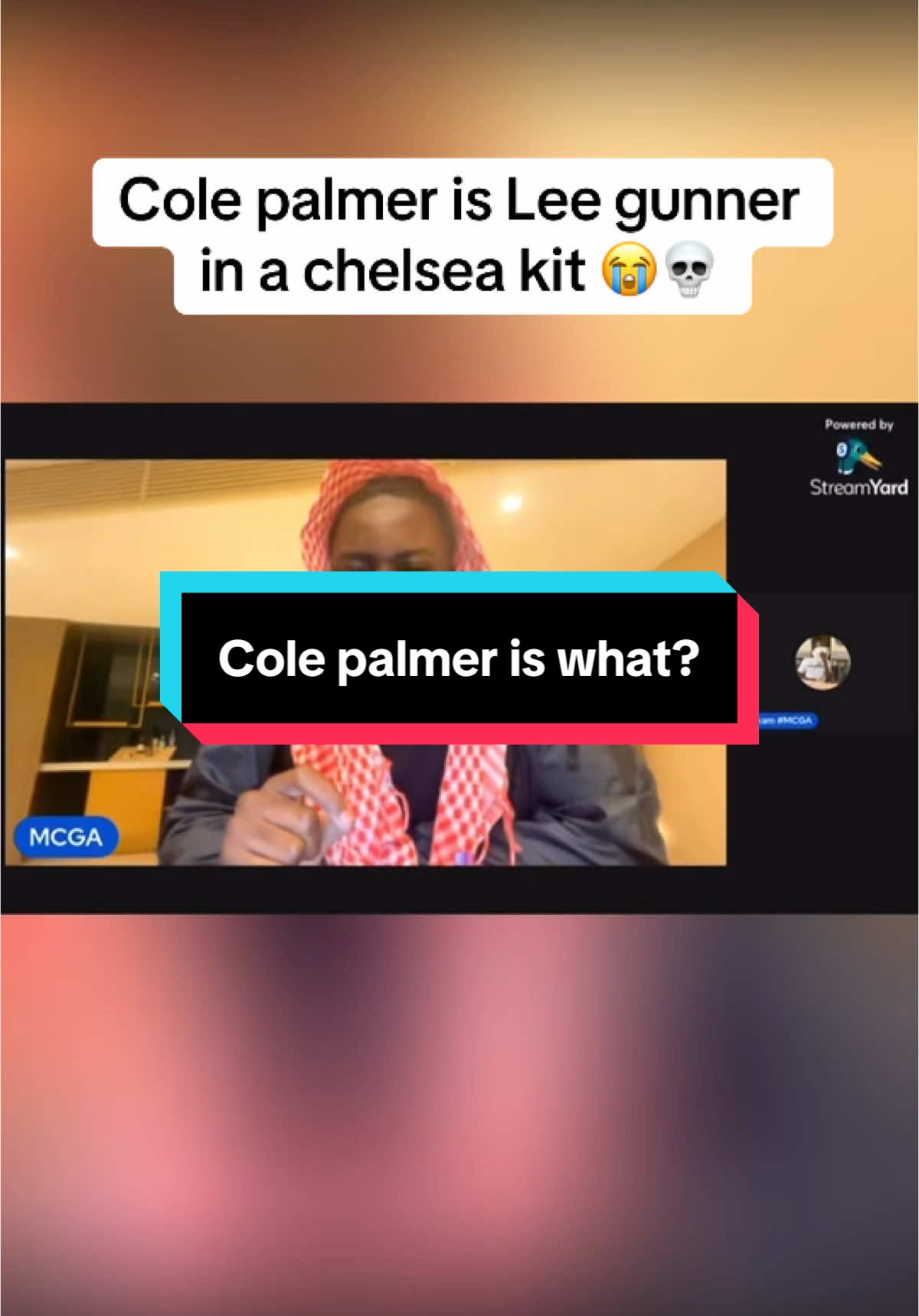 Cole palmer is Lee gunner in a chelsea kit😭 #chelsea #chelseafc #fyp #cfc #palmer #colepalmer #leegunner 