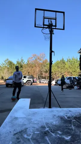 Basketball game of horse after lunch today🥰💜 #family #foryoupage #foryou #fyp #fun #playtime 