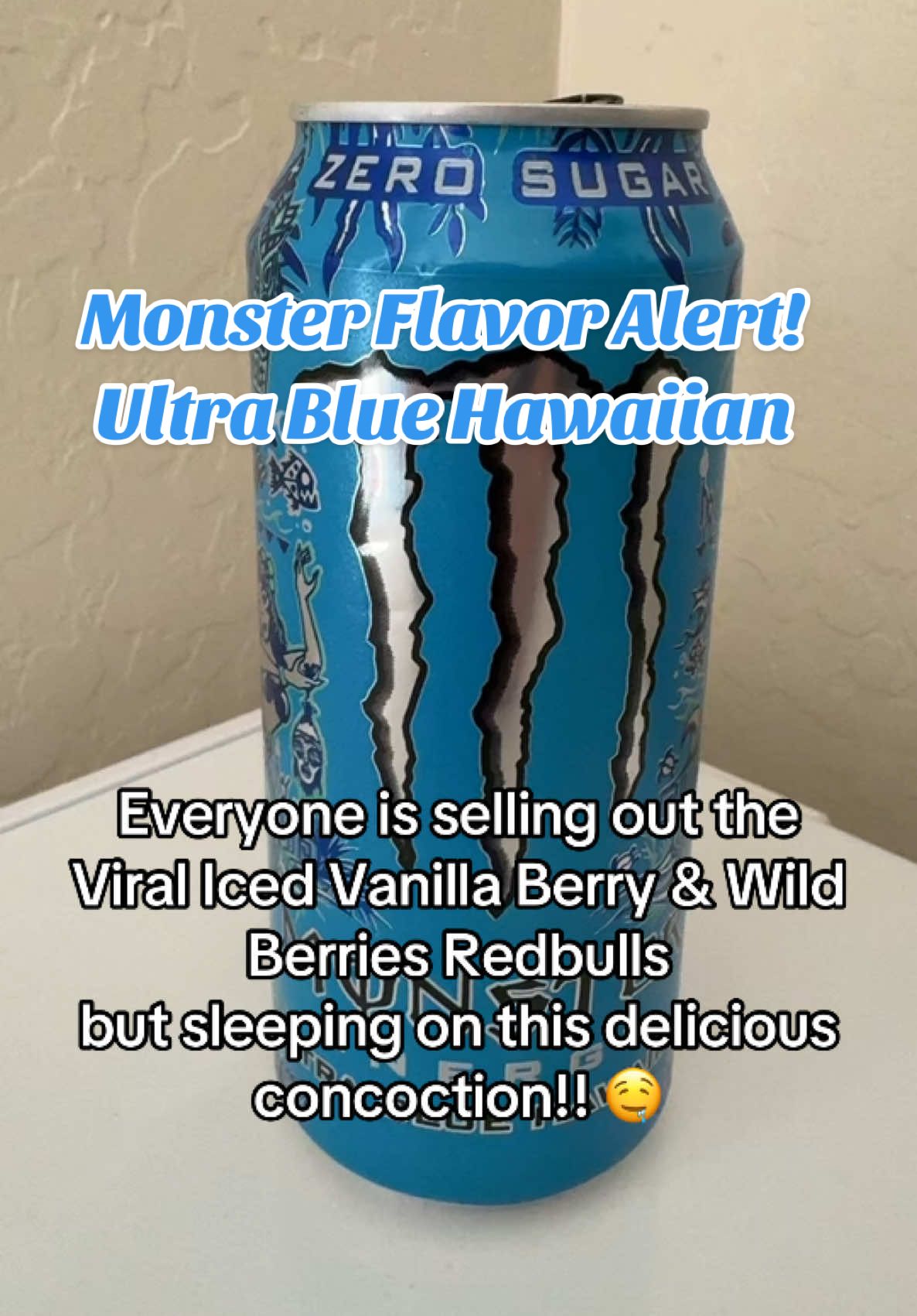 🩵Runnn and get some! It’s absolutely Delicious!!@Monster Energy🩵 #drinktok #energydrinkaddicts #Energydrink #monster #monsterenergy #ultrabluehawaniianmonster #ultrabluehawaniian 
