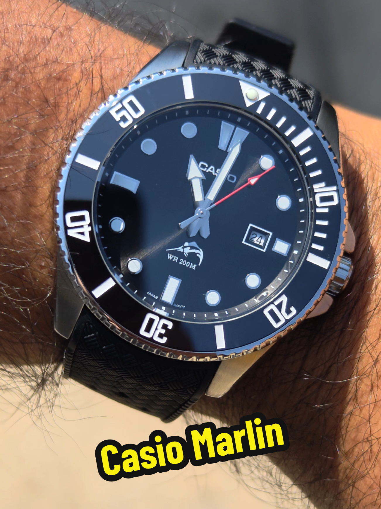Casio Marlin  ya decir lo bueno de este reloj está de más, pero que tal este mod con bisel cerámico, simplemente una belleza! #relojesdelujo #relojeshombre #relojeria #reloj #foryoupage❤️❤️ #for #foruyou #casio #casiomarlin #casioduro #diverwatch #diver #buceo 