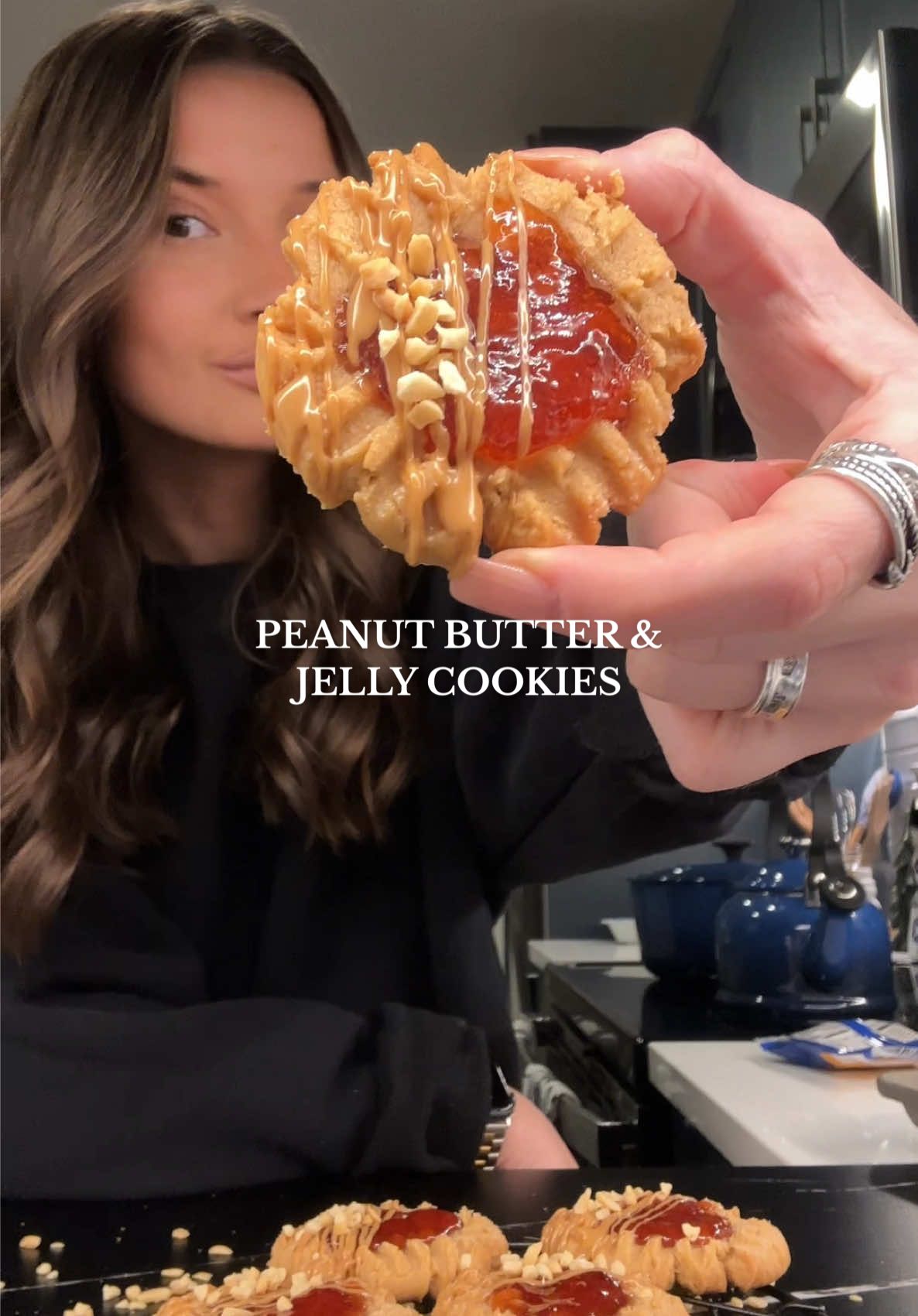 Peanut Butter & Jelly Cookies🥜 Get ready to indulge in the ultimate peanut butter and jam cookie—a soft, buttery treat with a sweet, gooey jam center that melts in your mouth. Perfectly balanced and easy to make, these nostalgic cookies are a must-bake for anyone who loves the classic PB&J combo with a gourmet twist! Full recipe on my website colbytroy.com #Foodie #Recipe #cookies #cookierecipe #peanutbutter #peanutbutterjelly #pbandj #nostalgia #easydessert #EasyRecipe #sweettreats #peanutbuttercookies #easycookies 