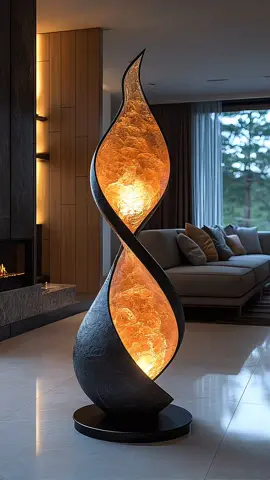 Floor lamps inspired by plants, they are hypnotic!😵‍💫 Created by FutureFormStudios  . . . . . . . . #interiordesign #interior #luxuryhomes #luxurylife #luxury #creative #diseño #fyp #futureformstudios #parati #diseño #lamp #luxurylamp #luxurylifestyle #led #ledlights 