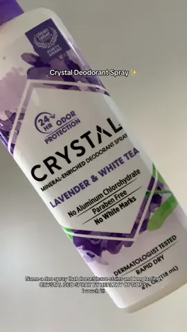 Crystal deodorant spray 🍒🌹 #healthyoptions #healthylifestyle #health #fyp #fyppppppppppppppppppppppp #fypシ゚ #fyppp 