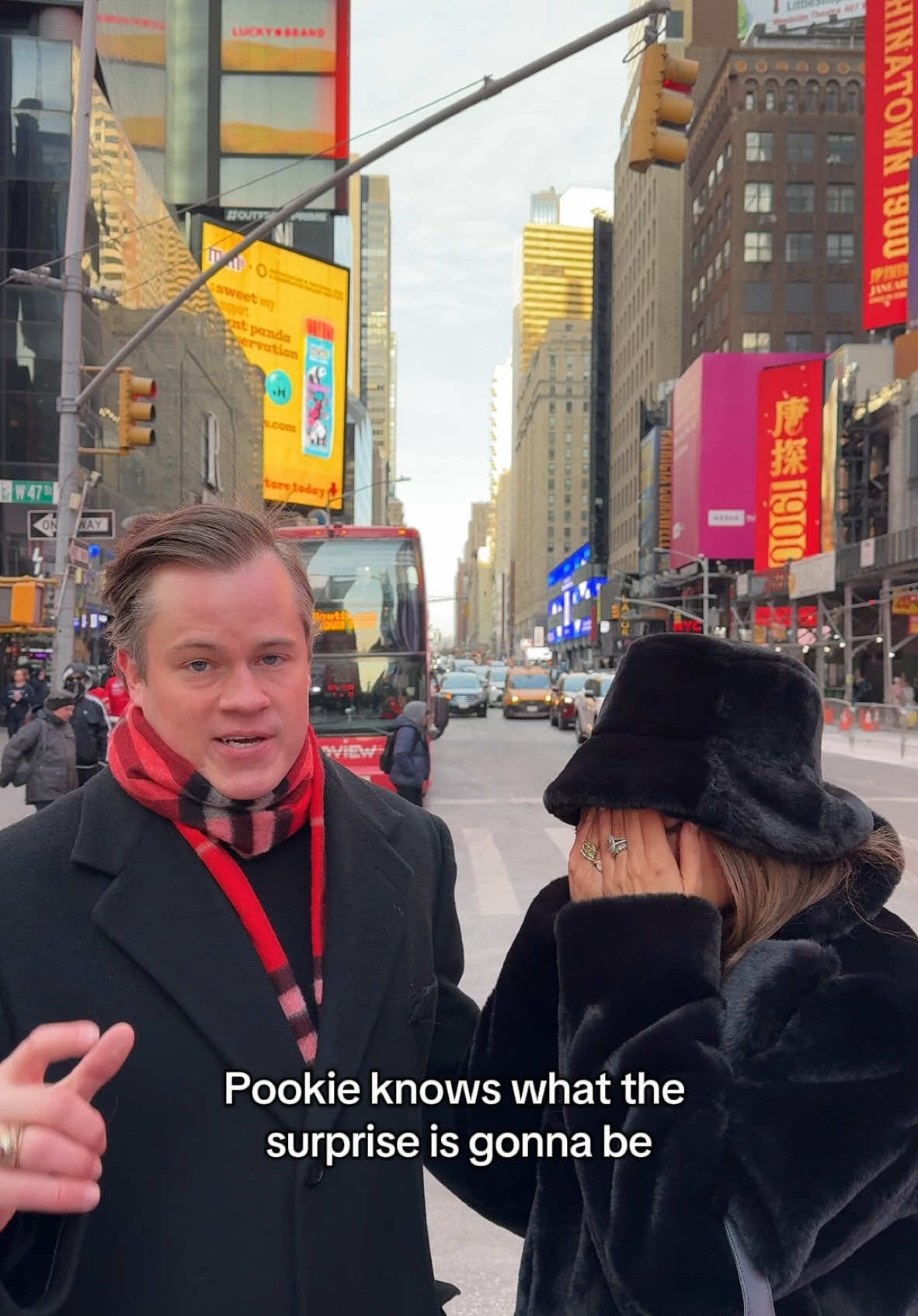 Pinch me !! This wouldn’t be possible without all of you🥹🙏🏻  #couple #Love #nyc #surprise #pookie 