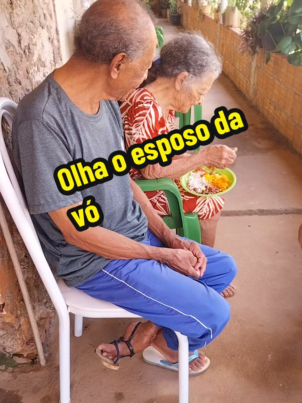 E a vó que encontrou com o esposo dela hoje #alzheimer #saudemental #demencia #familia #amor #vo #paravoce 