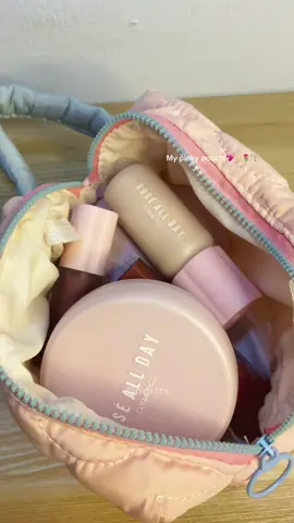 My pinky pouch 🎀🌷💖 #pouch #pouchmakeup #pouchkosmetik #pouches #fyp 