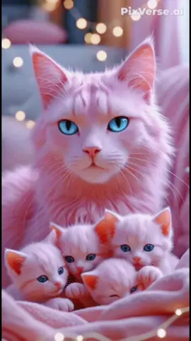 Cat Pink y Baby Pink #catpink #flypシ #viral #aianimated #sth_puni #puninovatox #pink ##bbpink #babypink 