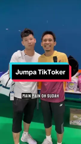 Per dapat jumpa semau TikToker.thanks for @padilbadminton invite coach ##janganmainmain##successbadmintonacademy##BadmintonMalaysia##BadmintonLover##SukanDiTikTok  ##ioicitymall##ioisportscentre##badmintonforall