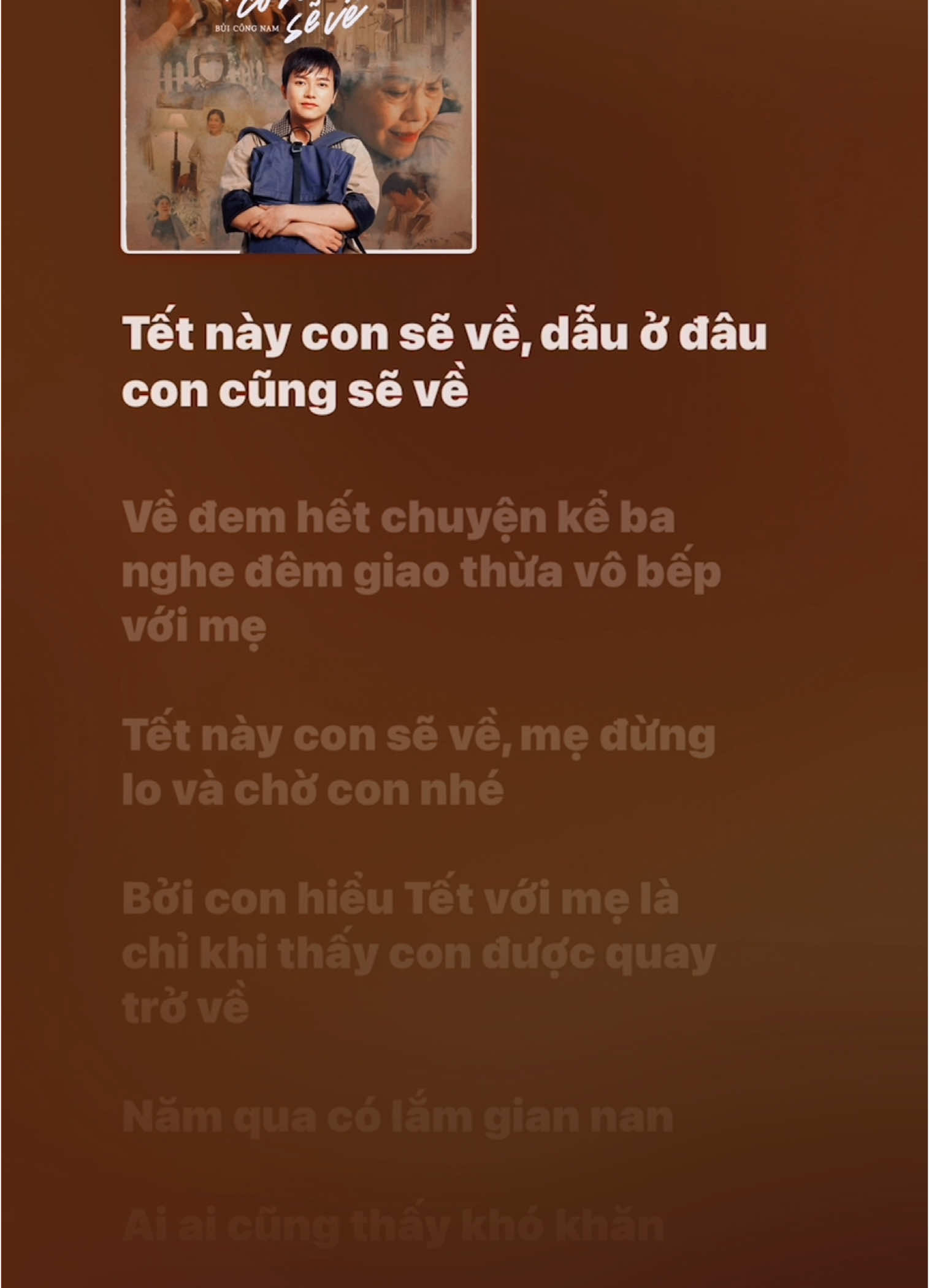 Tết Này Con Sẽ Về (Full Song Lyrics) - Bùi Công Nam #nhacvietlyrics 