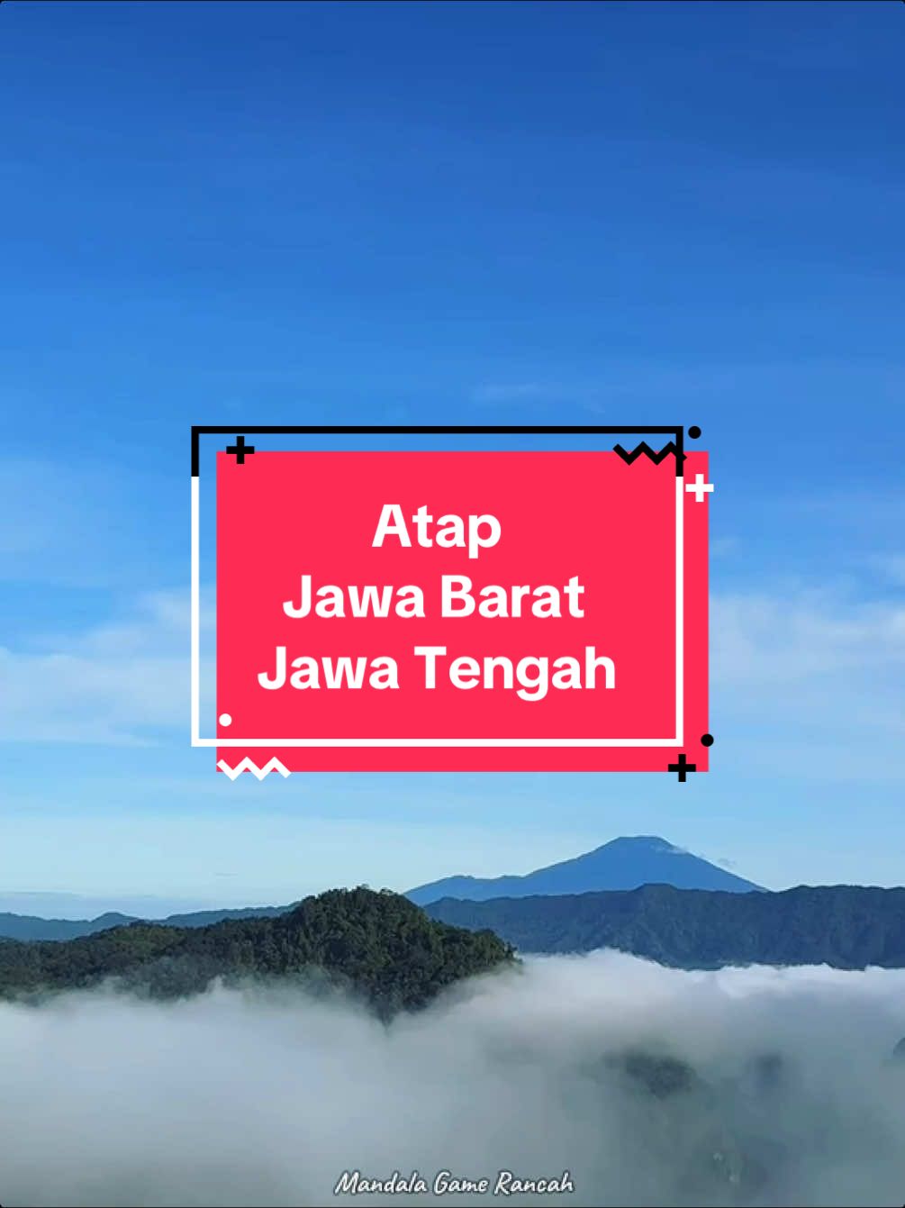 Atap Jawa Tengah & Jawa Barat silih berdampingan ⛰️🏔️😍 #puncak #puncakbangku #puncakbangkurancah #negeridiatasawan #rancah #situmandala #ciamis #fyp #mandalagamerancah 