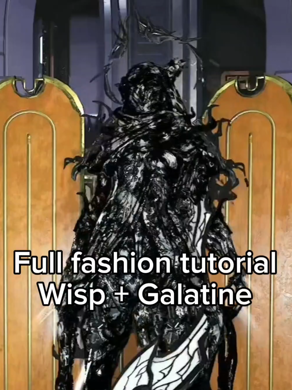 dif style of tut than I normally do, feels too long (coming from a tutorial unenjoyer). Feel free to request certain frames for fashion 🖤 #warframe #game #fashion 