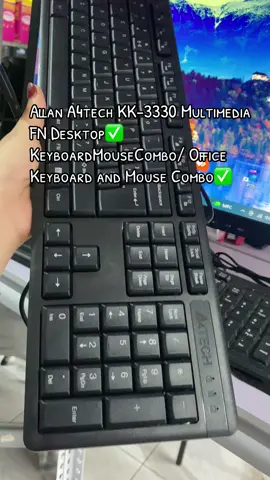 Allan A4tech KK-3330 Multimedia FN Desktop Keyboard Mouse Combo/ Office Keyboard and Mouse Combo#keyboard #fypシ #affordable #highlight #tiktokviral #tiktokviral #tiktokviral #tiktokviral 