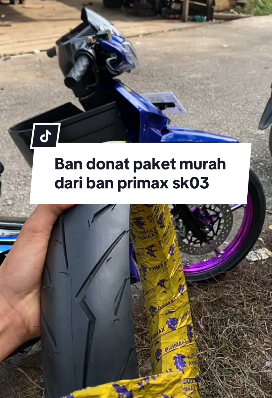 Ban donat dari primax sk03 ban motor lengkap #bandonat #banprimaxsk03 #banmotor #tiktokaffiliate #terending 