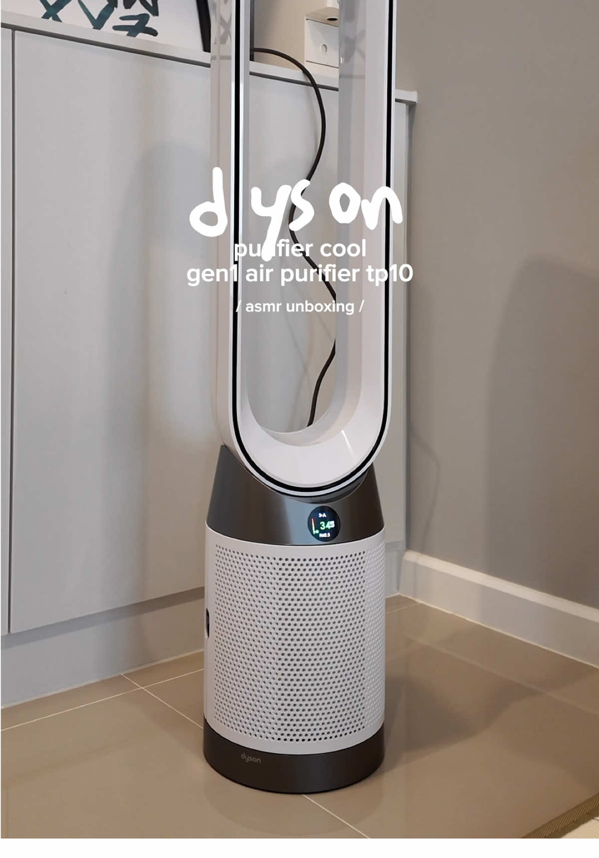asmr unboxing - dyson purifier cool gen1 🤍 . #เครื่องฟอกอากาศ #dyson #dysonpurifiercool #pm25 #airpurifier #ฝุ่น #ฝุ่นpm25 #asmrunboxing 
