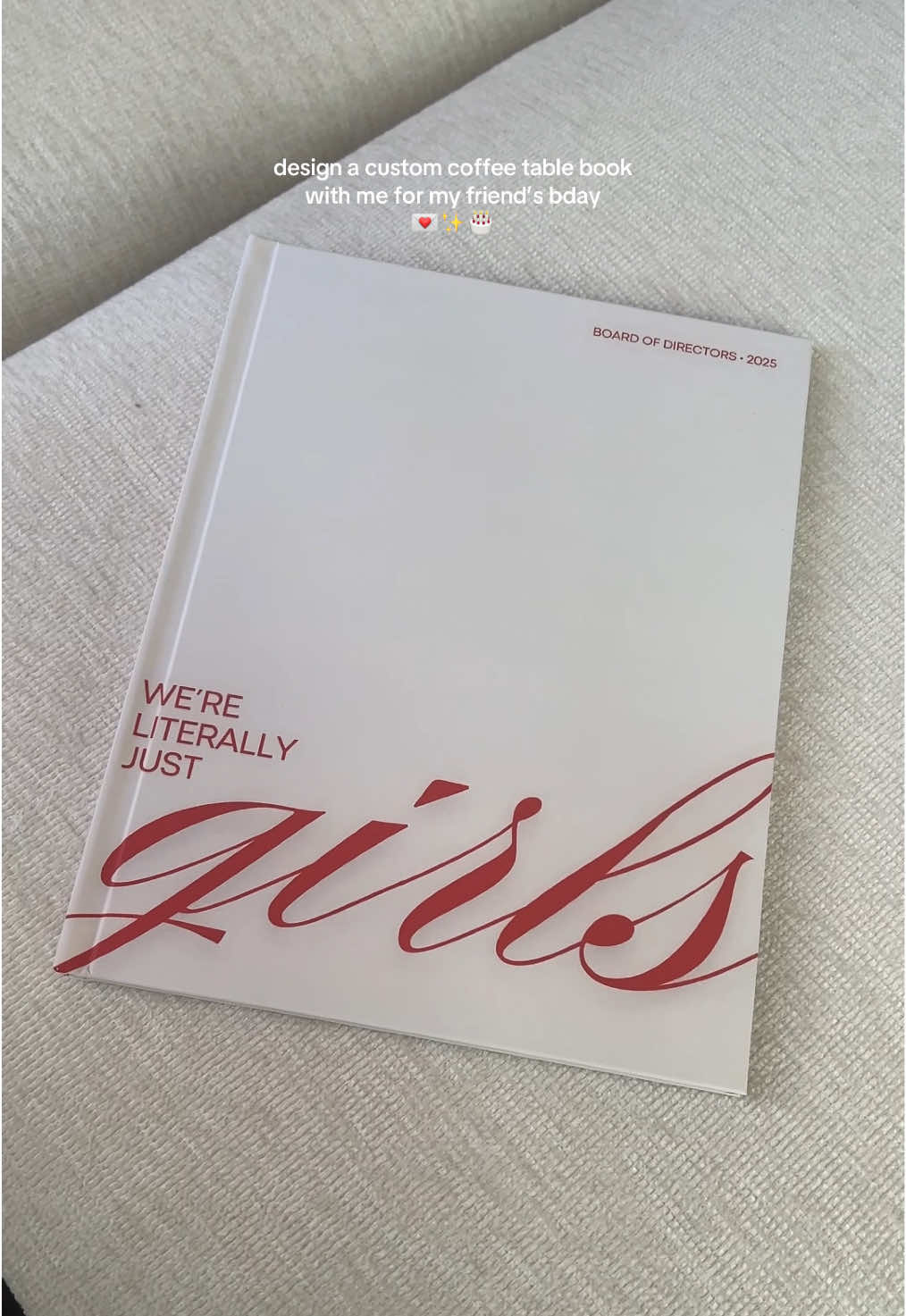 spoiler alert she loved it 🥹🎂✨  #coffeetablebook #custombook #birthdaygift #giftideas #giftideasforher #customizedgifts #uniquegifts #customgifts birthday gift idea, personalized gift ideas, women gift ideas, gifts for her, unique gift