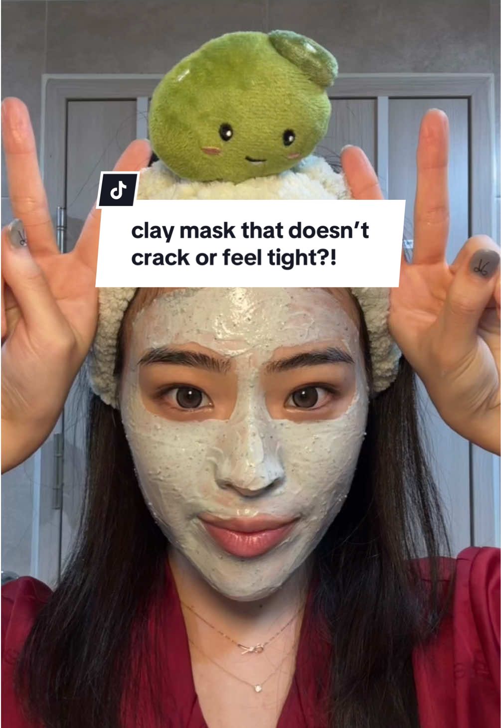a clay mask that feels like buttercream 🧈 it’s perfect for those with sensitive skin AD | @beplain.us #beplain #mungbean #beplainclaymask #claymask