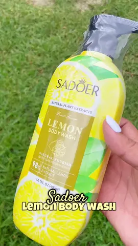 Sadoer lemon body wash for only 88 pesos click the yellow basket to order. #sadoerproduct #sadoerbodywash #lemonbodywash #bodywash 